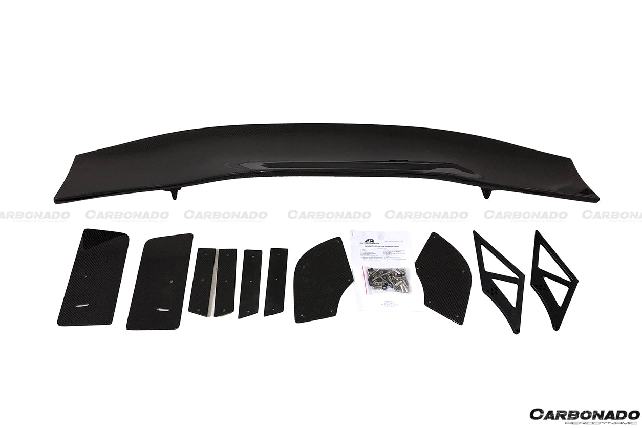 2013-2019 Corvette C7 Z51 Z06 Grandsport AR Style Carbon Fiber Trunk Spoiler - Carbonado