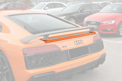 DarwinPRO 2016-2025 Audi R8 GEN2 V10 PLUS Coupe ONLY Carbon Fiber Wing Base - DarwinPRO Aerodynamics