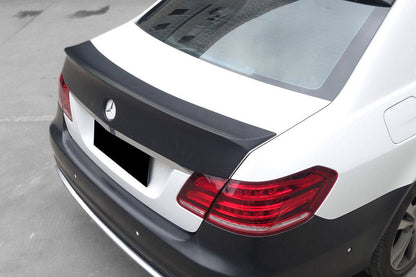 2010-2016 Mercedes Benz E Class W212 WD Style Carbon Fiber Trunk Spoiler - Carbonado