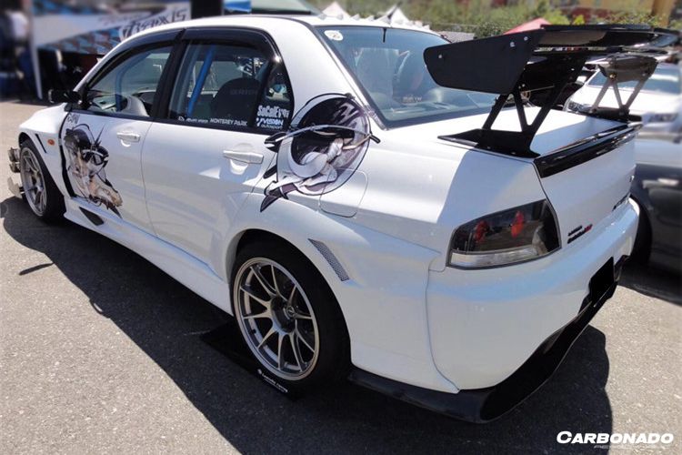 2003-2006 Mitsubishi Evo 7/8/9 VTX Style Rear Wide Fender - Carbonado Aero