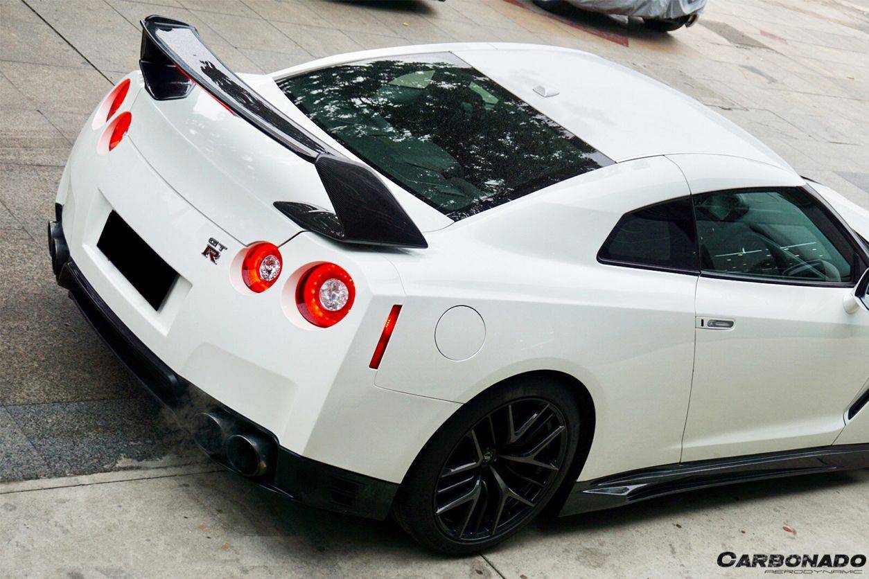 2008-2024 Nissan GTR R35 CBA/DBA/EBA WI Style Trunk Spoiler Wing - Carbonado Aero
