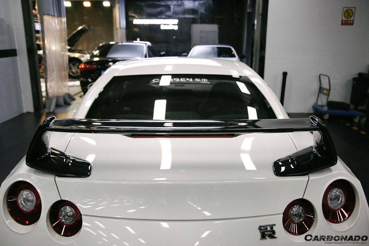 2008-2024 Nissan GTR R35 CBA/DBA/EBA WI Style Trunk Spoiler Wing - Carbonado Aero