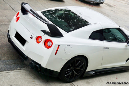 2008-2022 Nissan GTR R35 CBA/DBA/EBA AMS Style Trunk Spoiler - Carbonado