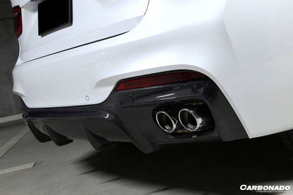 2014-2019 BMW X6 F16 M-TECH 3D Style Carbon Fiber Rear Lip - Carbonado Aero