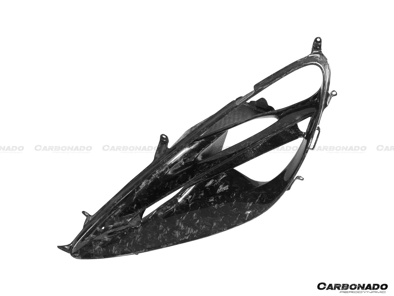 2017-2022 McLaren 720s OEM Style Dry Carbon Fiber Headlight Inserts Tim Replacement - Carbonado Aero