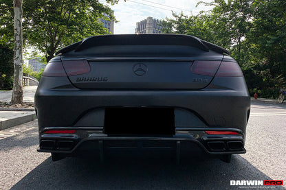 2014-2021 Mercedes Benz C217 S63/S65 AMG Coupe BKSS Style Carbon Fiber Rear Diffuser - DarwinPRO Aerodynamics