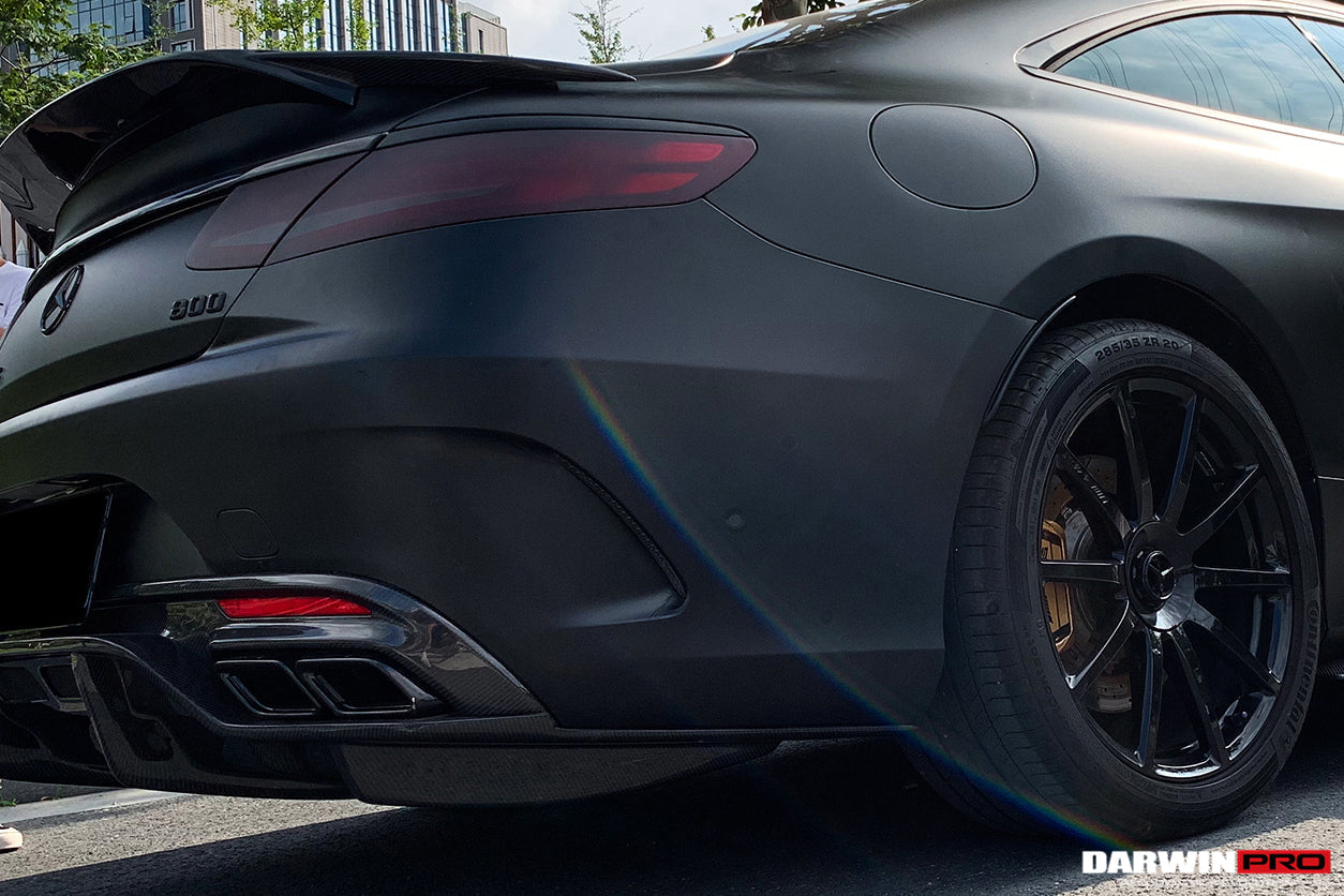 2014-2021 Mercedes Benz C217 S63/S65 AMG Coupe  Carbon Fiber Trunk Trim - DarwinPRO Aerodynamics