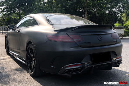 2014-2021 Mercedes Benz C217 S63/S65 AMG Coupe Carbon Fiber Rear Lip - DarwinPRO Aerodynamics