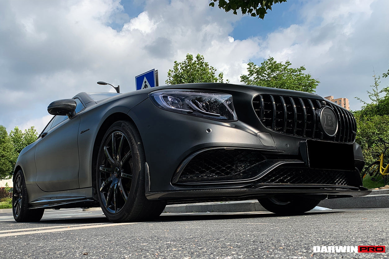 2014-2017 Mercedes Benz C217 S63/S65 AMG Coupe BKSS Style Carbon Fiber Front Lip - DarwinPRO Aerodynamics