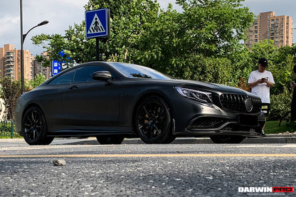2014-2021 Mercedes Benz C217 S63/S65 AMG Coupe Carbon Fiber Side Skirts Extension - DarwinPRO Aerodynamics