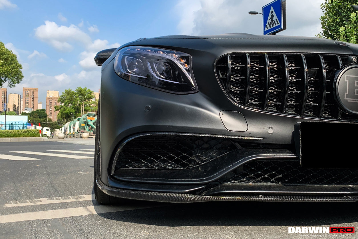 2014-2017 Mercedes Benz C217 S63/S65 AMG Coupe BKSS Style Carbon Fiber Front Lip - DarwinPRO Aerodynamics