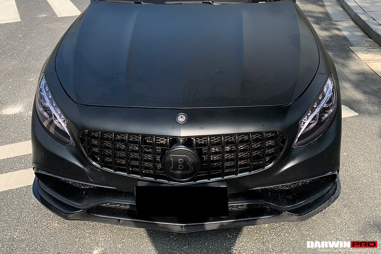 2014-2017 Mercedes Benz C217 S63/S65 AMG Coupe BKSS Style Carbon Fiber Front Lip - DarwinPRO Aerodynamics
