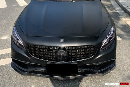 2014-2017 Mercedes Benz C217 S63/S65 AMG Coupe Carbon Fiber Front Bumper Lip - DarwinPRO Aerodynamics