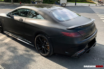 2014-2021 Mercedes Benz C217 S63/S65 AMG Coupe BKSS Style Carbon Fiber Rear Diffuser - DarwinPRO Aerodynamics