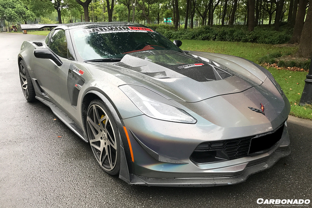 2013-2019 Corvette C7 Z51 Z06 Grandsport Carbon Fiber Front Lip