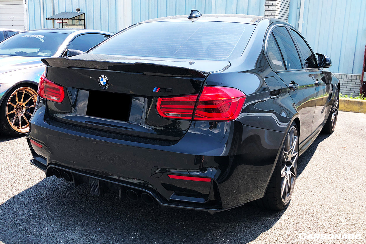 2014-2020 BMW M3 F80 M4 F82 KNF Style Rear Diffuser - Carbonado Aero