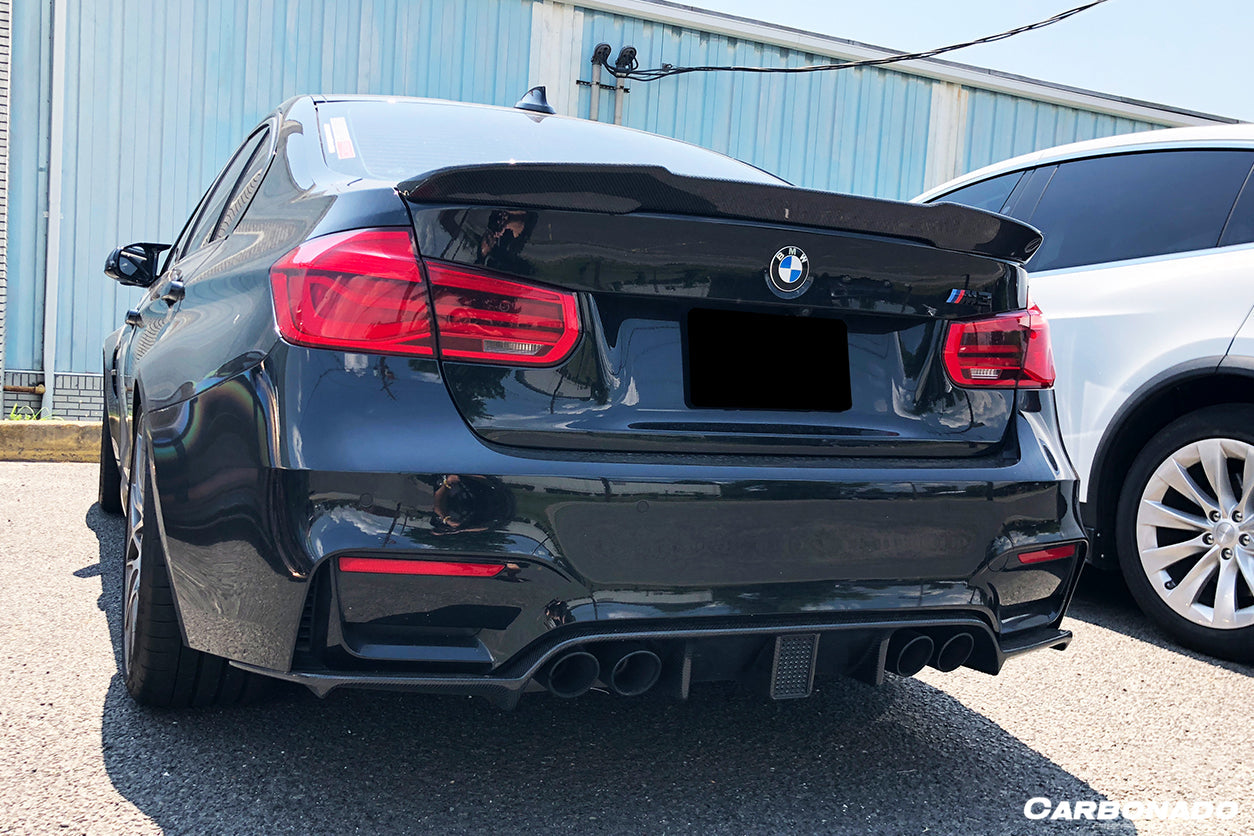 2014-2020 BMW M3 F80 M4 F82 KNF Style Rear Diffuser - Carbonado Aero