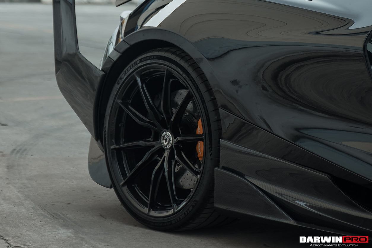2017-2021 McLaren 720s Se²NWB Style Carbon Fiber Side Skirts - DarwinPRO Aerodynamics