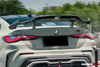 2021-UP BMW M4 G82/4 Series G22 BKSSII Style Carbon Fiber Trunk Spoiler - DarwinPRO Aerodynamics