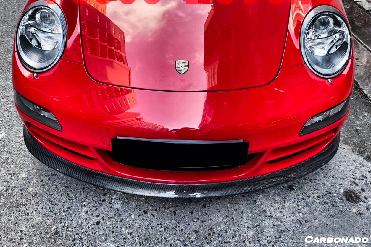 2010-2015 Ferrari 458 Coupe/Spyder AP Style Carbon Fiber Front Lip - DarwinPRO Aerodynamics