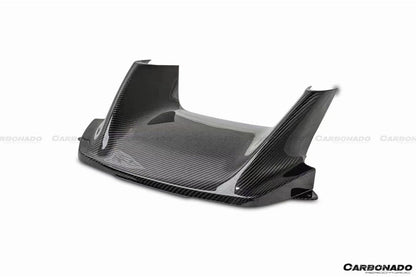 2020-UP Ferrari SF90 Stradale OE Style Autoclave Carbon Fiber Front Bumper Middle Air Vents - Carbonado