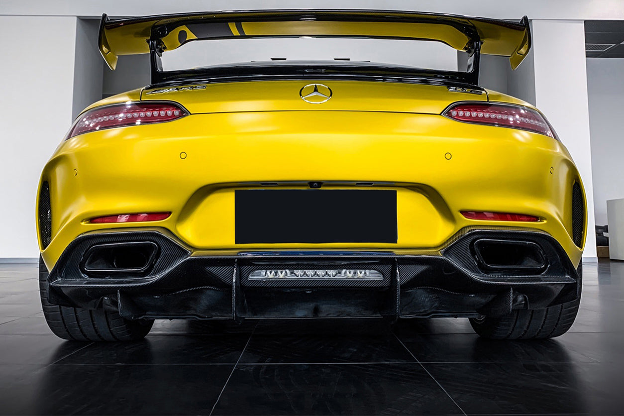2017-2021 Mercedes Benz AMG GT/GTS IMP Performance Partial Carbon Fiber Rear Bumper w/ Diffuser - DarwinPRO Aerodynamics