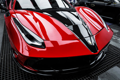 2015-2020 Ferrari 488 GTB & Spider MSY Style Carbon Fiber Hood - Carbonado