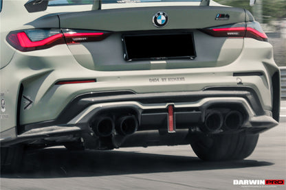 2021-UP BMW M4 G82/G83 BKSSII Style Rear Bumper - DarwinPRO Aerodynamics