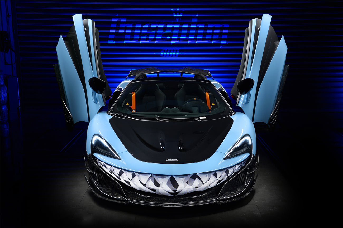 2018-2021 McLaren 600lt / 2015-2021 540c/570s/570gt P1 Style Carbon Fiber Hood - DarwinPRO Aerodynamics