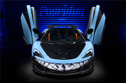 2018-2021 McLaren 600lt / 2015-2021 540c/570s/570gt P1 Style Carbon Fiber Hood - DarwinPRO Aerodynamics