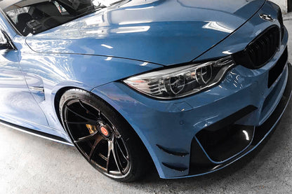 2014-2020 BMW M3/M4 BKSS Style Carbon Fiber Canards - DarwinPRO Aerodynamics