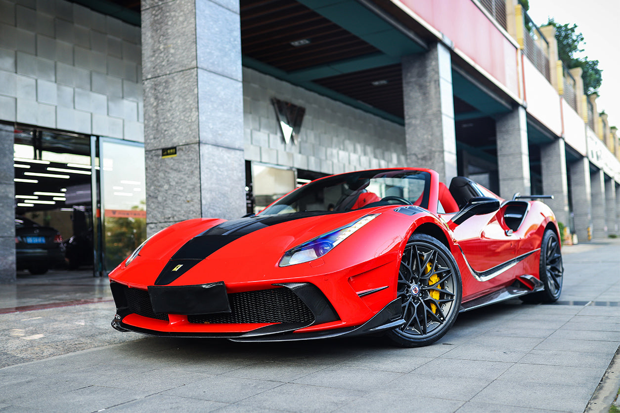 2015-2020 Ferrari 488 GTB & Spider MSY Style Auto Full Body Kit - Carbonado
