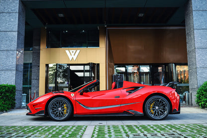2015-2020 Ferrari 488 GTB & Spider MSY Style Side Skirts - Carbonado