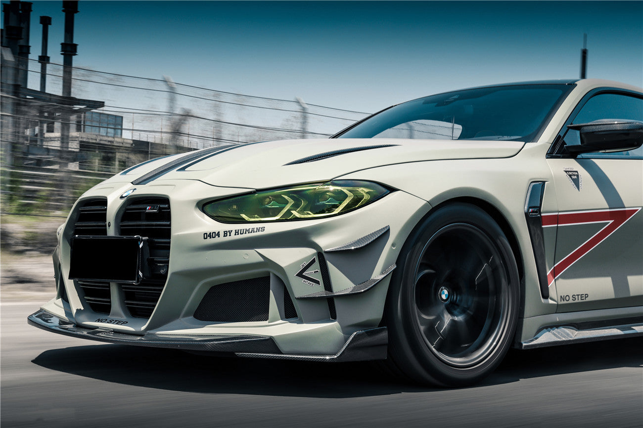 2021-UP BMW M4 G82/G83 BKSSII Style Front Bumper and Front Fender and Side Skirts - DarwinPRO Aerodynamics