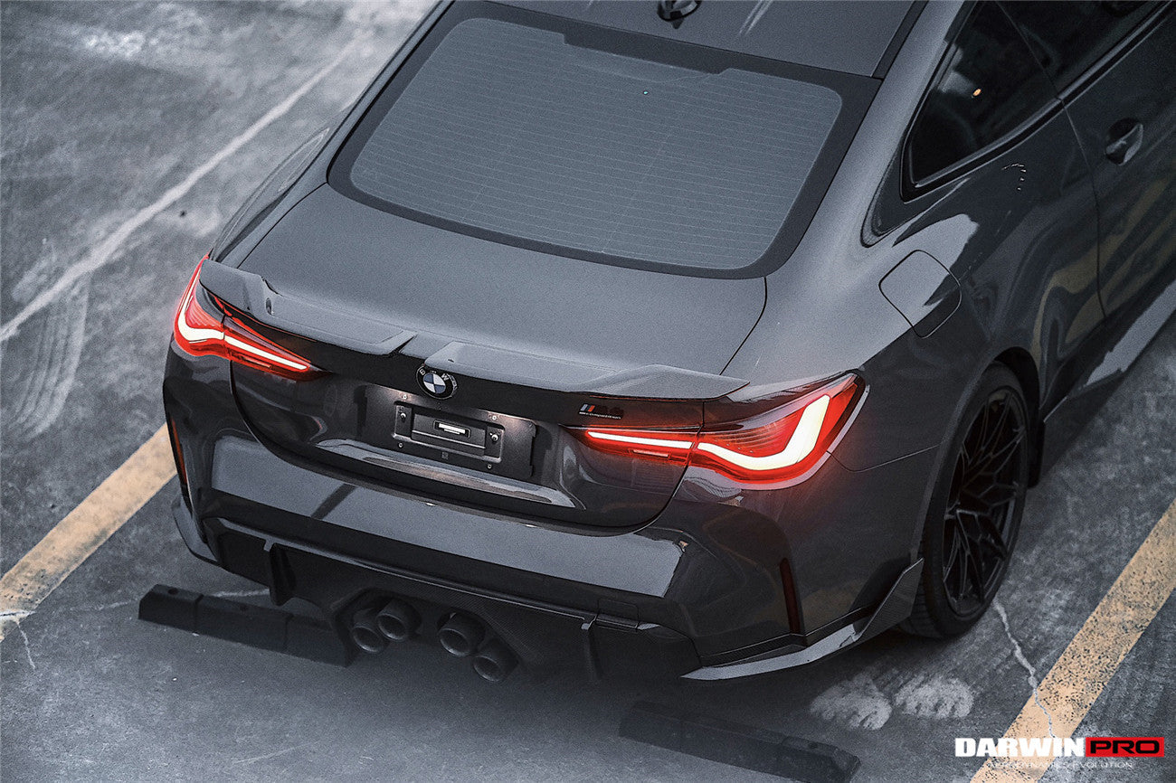 2021-UP BMW M4 G82/4 Series G22 BKSS Style Carbon Fiber Trunk Spoiler - DarwinPRO Aerodynamics