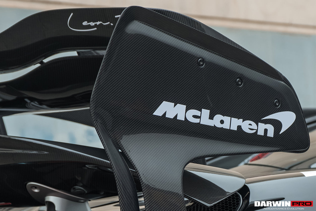 2017-2022 McLaren 720s Se²GTR Style Trunk Wing w/ Side Caps - DarwinPRO Aerodynamics