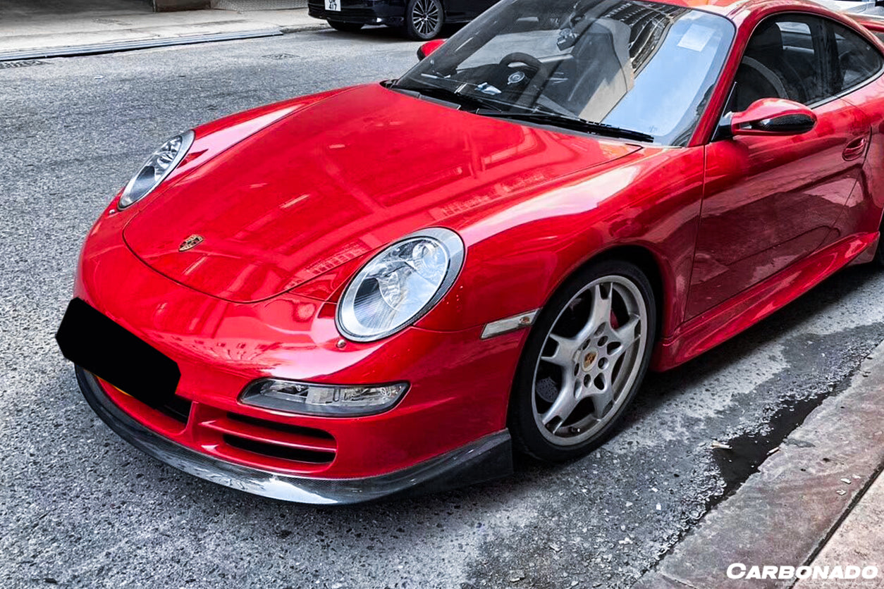 2005-2008 Porsche 911 997.1 Carrera/S/4S TA Style Front Lip - Carbonado