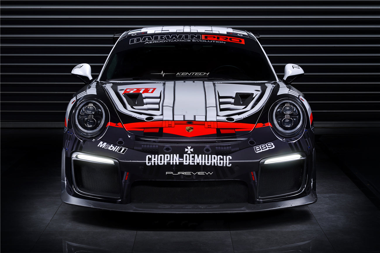 2016-2019 Porsche 911 991.2 Carrera /S GT2RS Style Partial Carbon Fiber Full Body Kit - DarwinPRO Aerodynamics