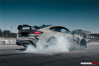 2021-UP BMW M4 G82/4 Series G22 BKSSII Style Carbon Fiber Trunk Spoiler - DarwinPRO Aerodynamics