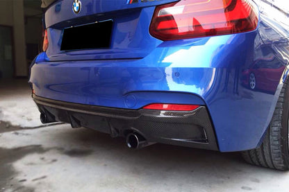 2013-2016 BMW 2 Series F22/F23 EXOT Style Rear Lip (M-Tech Only) - Carbonado