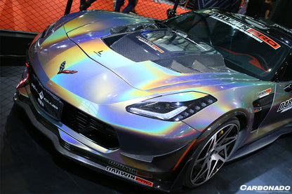 2013-2019 Corvette C7 Z51 Z06 Grandsport Carbon Fiber Front Lip Winglets