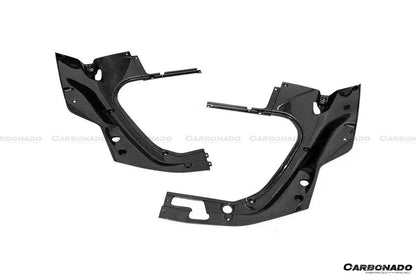 2020-UP Ferrari SF90 Stradale OE Style Autoclave Carbon fiber Front Storage Box Interior - Carbonado