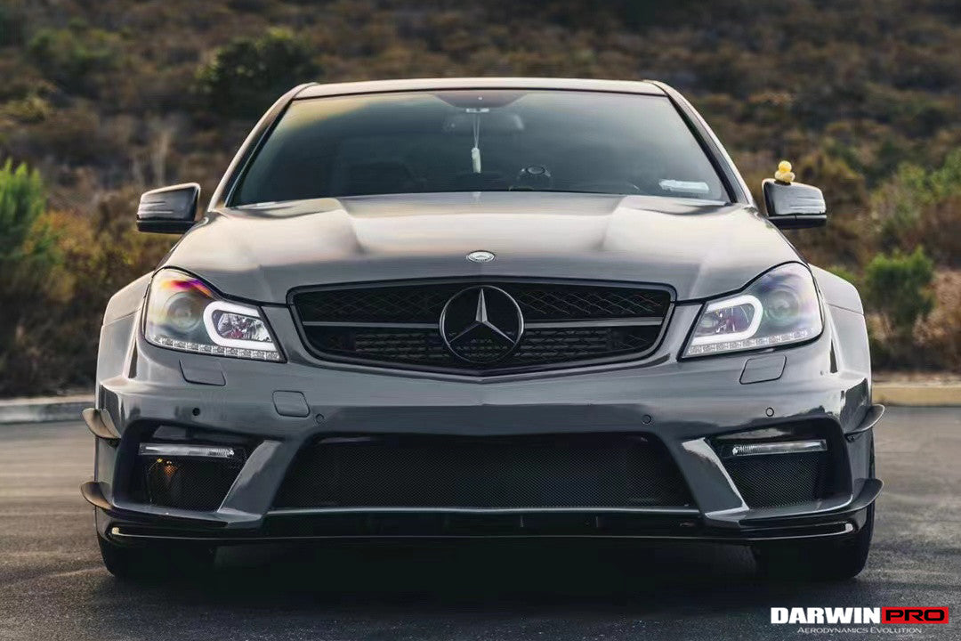 2012-2014 Mercedes Benz W204 C63 AMG Sedan BKSS Style Wide Full Body Kit - DarwinPRO Aerodynamics