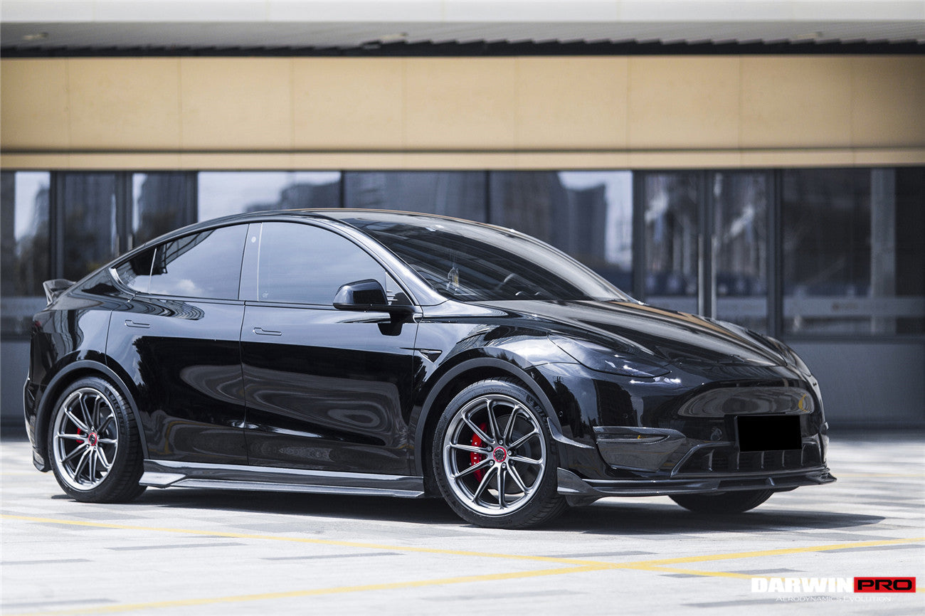 2020-2023 Tesla Model Y IMP Performance Carbon Fiber Front Canards - DarwinPRO Aerodynamics