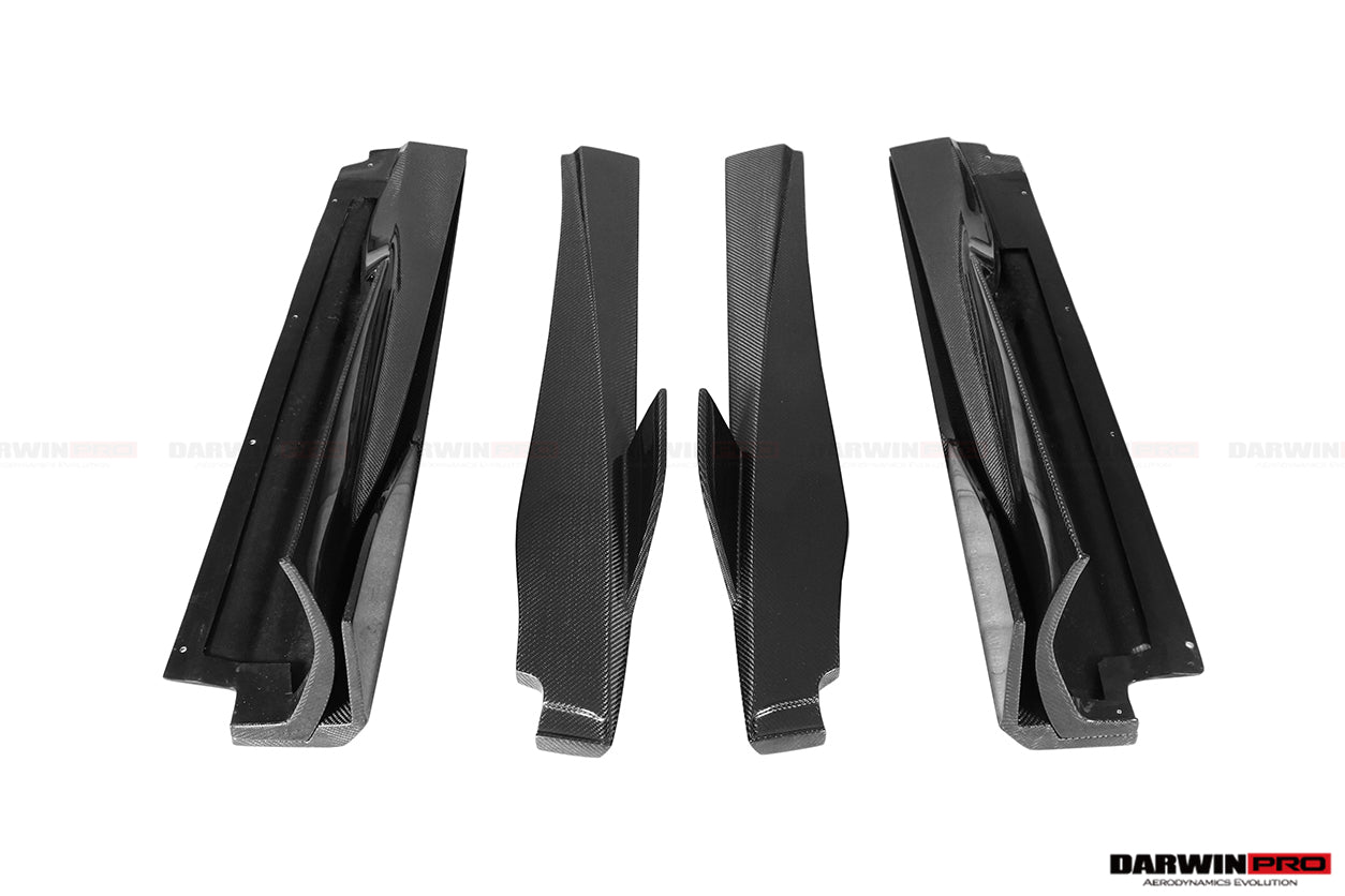 2017-2021 McLaren 720s Se²NWB Style Carbon Fiber Side Skirts - DarwinPRO Aerodynamics