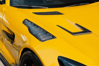 2015-2021 Mercedes Benz AMG GT/GTS/GTC/GTR BK Style Partial Carbon Fiber Front Fender - DarwinPRO Aerodynamics