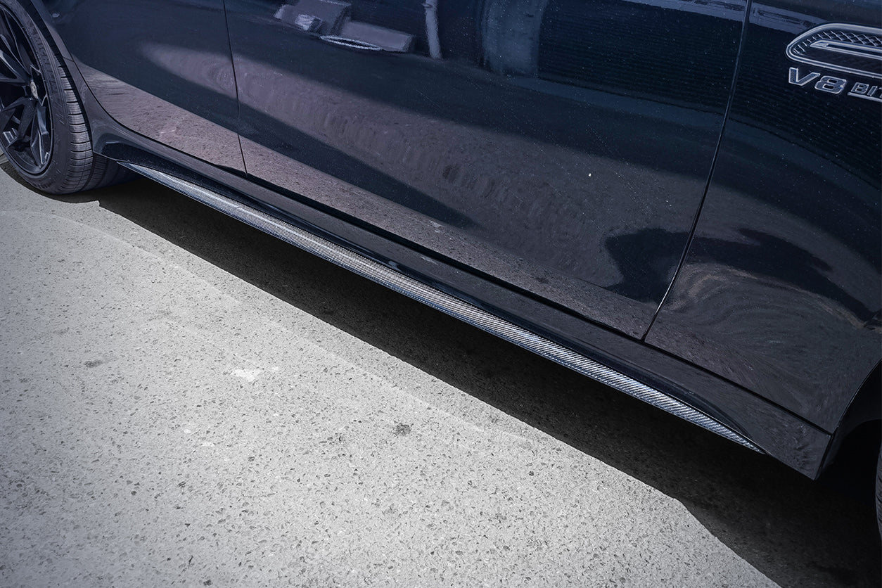 2019+ Mercedes Benz AMG GT63/S 4Door Coupe X290 Carbon Fiber Side Skirts - DarwinPRO Aerodynamics