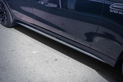 2019+ Mercedes Benz AMG GT63/S 4Door Coupe X290 Carbon Fiber Side Skirts - DarwinPRO Aerodynamics