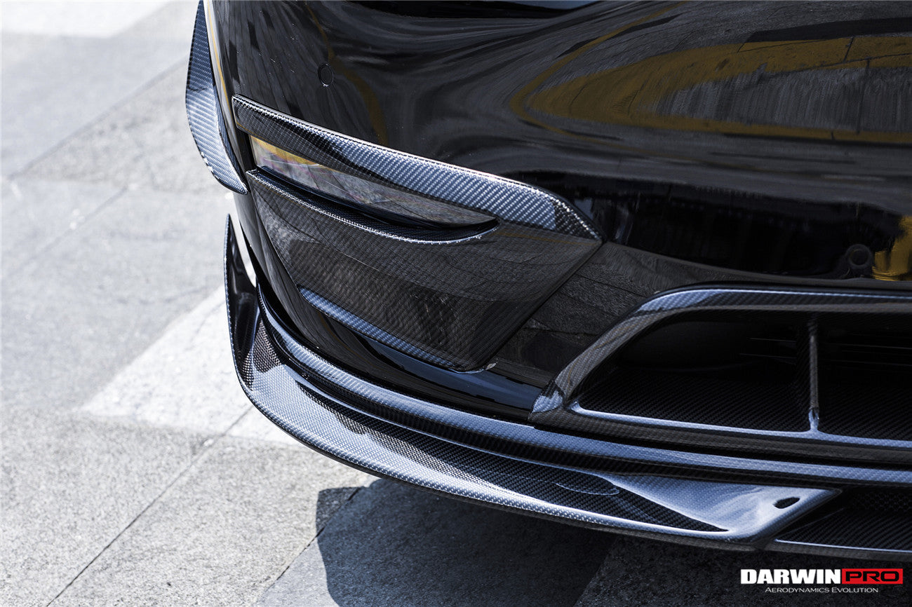 2020-2023 Tesla Model Y IMP Performance Carbon Fiber Front Canards - DarwinPRO Aerodynamics