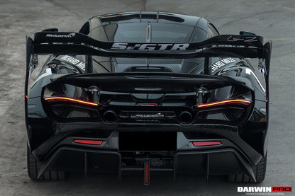 2017-2021 McLaren 720s Se²NWBII Style Carbon Fiber Rear Diffuser - DarwinPRO Aerodynamics